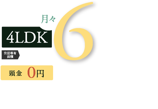 月々7万円台から購入OK